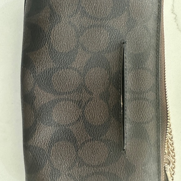 Coach Signature Large Wristlet with Chain - Picture 7 of 8